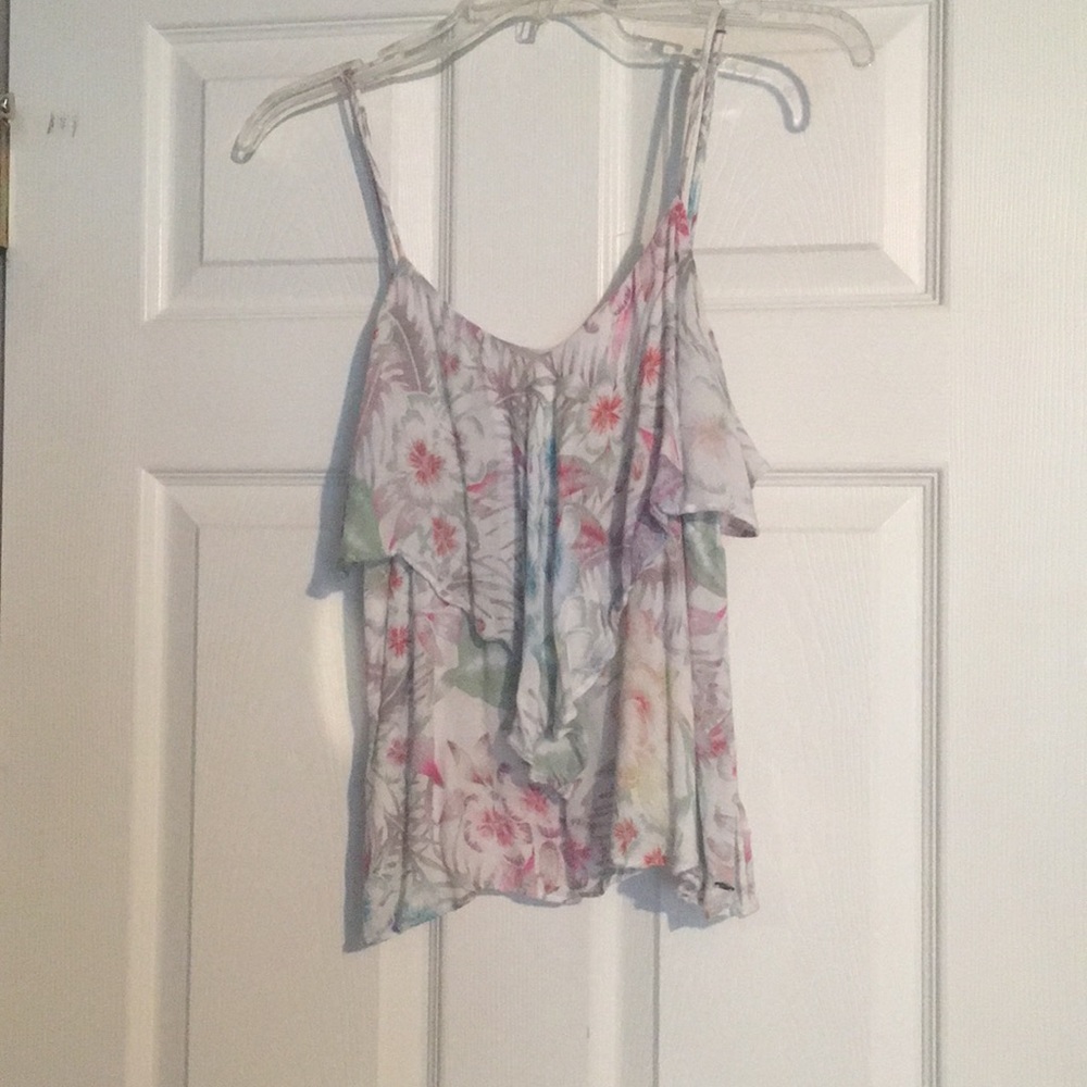 Floral American Eagle tank top